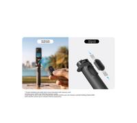 Trípode para Selfies 2 en 1 Plegable para X4 X3 con Soporte de 1/4 Pulgada y Varilla de Agarre para Accesorios Insta 360 X4