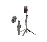Trípode para selfies Bluetooth portátil y plegable con seguimiento de IA inteligente Q625: Regalo sorpresa Q625