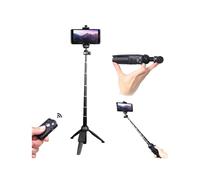 Trípode para selfies Yunteng 9928 con control remoto compatible con Bluetooth (20-100 cm, negro): Regalo sorpresa negro 9928