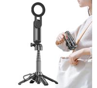 Trípode para Smartphone | Selfie Magnético,Soporte para Móvil Extensible y Giratorio 360 Grados con Mando a Distancia Inalámbrico,para Grabar Video, Filmar en Gimnasio y Creación de