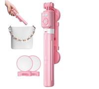 Trípode para teléfono con control remoto, para selfies con luz de relleno, Trípode para teléfono con obturador remoto inalámbrico, Palillo extensible largo inalámbrico de Selfie para Smartphone y cont