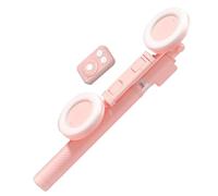 Trípode para teléfono con luz | Soporte para teléfono de 67 pulgadas de alto | Luz LED portátil profesional para selfies | Trípode inalámbrico para teléfono remoto para viajes | Soporte para teléfono