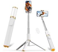 Trípode para teléfono de 62 pulgadas y palo selfie, trípode para iPhone con control remoto, soporte para teléfono celular todo en 1, portátil, ligero y extensible para selfies, grabación de video