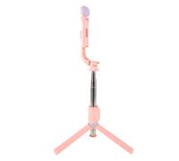 Trípode para Teléfono Móvil con Luz y Mando a Distancia Rosa