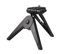 Trípode plegable ajustable para cámaras de acción de viaje con montaje de tornillo de 1/4 para creadores de contenido fotográfico, trípode de escritorio para fotografía