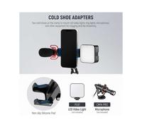 Trípode Plegable de Bolsillo para Teléfono, Expansión de Fotografía Vertical y Horizontal, Luz de Vídeo, Micrófono, Fotografía, Vlog