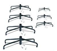 Trípode plegable de hierro para árboles de Navidad artificiales de 4 a 6 pies de alto con construcción de acero y 3 tornillos de pulgar para un agarre seguro y una colocación estable durante toda la