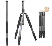 Trípode portátil de Fibra de Carbono de 10 Capas INNOREL RT45C sin Cabeza esférica de Viaje Profesional Compacto trípode Ligero monopie para cámara DSLR videocámara de 157 cm de Alto, Carga 15 kg