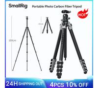 SmallRig Trípode fotográfico portátil de fibra de carbono