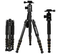 Trípode portátil de fibra de carbono ZOMEI Z699C con cabezal de bola Compacto para Canon, Sony, Nikon, Samsung, Panasonic, Olympus, Kodak, Fuji, cámaras y videocámaras