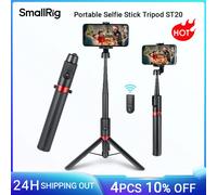 Trípode portátil SmallRig ST20 con palo de Selfie, Mini trípode plegable inalámbrico Bluetooth, para 1.3m (ST20)