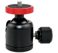 Trípode profesional de metal con cabeza redonda giratoria de 360 grados, panorámico, trípode de 1/4 pulgadas 3/8 pulgadas con adaptador de liberación rápida