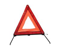 Trípode reflectante rojo triangular for coche, marco plegable, señal de parada de peligro for seguridad vial, accesorios for coche, avería de emergencia automática(A1 28CM)