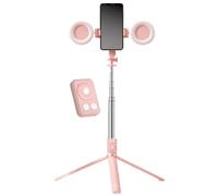 Trípode/Selfie con Luz - Soporte para Teléfono De Acero Inoxidable ABS De 170 Cm Control Remoto Inalámbrico | Soporte para Trípode | Śoporte Ṕara Selfies | Dispositivo Ďe Vlogging | Viajes Grabac