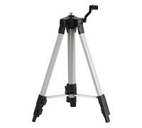 Trípode telescópico de aleación de aluminio ajustable para obras de construcción, ligero y duradero, con patas ajustables para nivelación precisa, ideal para constructores y contratistas