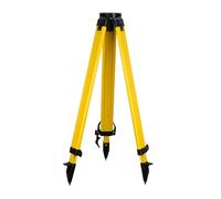 Trípode telescópico de pierna, trípode de aluminio resistente para topografía de construcción con cabeza plana de 11 hilos de 5/8 pulgadas para estación total, teodolito, nivel automático-Tk1015