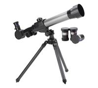 Trípode telescópico para niños, alcance refractor óptico, kit de visualización de oculares HD con soporte ajustable, monocular astronómico portátil para ver lunas, estrellas, planetas, paisajes, vida