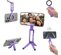 Trípode Ulanzi MA60 Magnético Plegable Dual Imán 65 g Púrpura