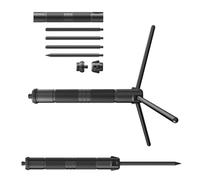 Trípodes de montaje de luz de camping con ángulos regulables para transmisión en vivo de altura regulable al aire libre