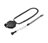 Trípodes para cámara de acción, trípodes, soporte para el cuello, fácil de llevar, correa de uso fácil, arnés de mano, soporte estabilizador para antivibración, liberación rápida