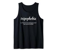 Tripofobia Definición Wanderlust Digital Nomad World Travel Camiseta sin Mangas