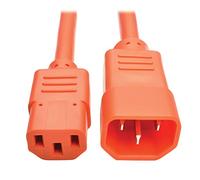 Tripp Lite 0,61 m 10 A estándar de alimentación de Ordenador Cable de extensión Plomo Cable - parent1 Naranja Naranja 0.61 m