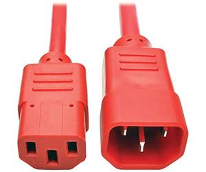 Tripp Lite 0,61 m 10 A estándar de alimentación de Ordenador Cable de extensión Plomo Cable - parent1 Rojo Rosso 0.91 m