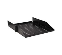 Tripp Lite 2U SRSHELF2PUNIV - Estante universal para servidores (acero, diseño de flujo de aire ventilado, 55 cm de profundidad, capacidad de 45 kg, 5 años de garantía)
