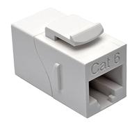 Tripp Lite Acoplador de Ajuste en línea Modular Recto Cat6 RJ45 - F/F (N235-001-WH)