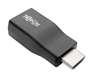 Tripp Lite Adaptador Compacto HDMI a VGA con Audio (M/H), 1920 x 1200 (1080p) @ 60 Hz (1920 x 1200 (1080p) @ 60 Hz, HDMI, 3,5 mm; HD15; Micro-USB B, Conector Macho/Conector Hembra, Negro)