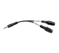 Tripp Lite Adaptador Divisor de Auriculares de Audio P318-06N-MFF - Negro