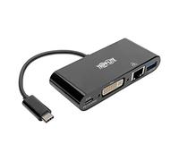 Tripp Lite Adaptador multipuerto USB-C a DVI convertidor de base USB tipo C a DVI (U444-06N-DGUB-C)