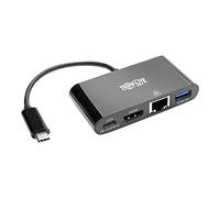 Tripp Lite Adaptador multipuerto USB-C a HDMI USB Tipo C a HDMI, Carga PD de 60 W, Negro (U444-06N-HGUB-C)