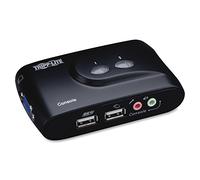 Tripp Lite B004-VUA2-K-R - Conmutador KVM USB con Audio y Cables 2 Puertos