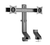 Tripp Lite Brazo de Monitor de Doble Pantalla con Abrazadera de Escritorio Ajustable de 17 a 27 Pulgadas (DDR1727DC)