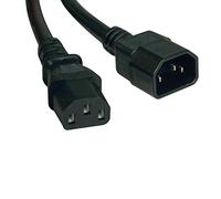 Tripp Lite - Cable (10A, 18AWG (IEC-320-C14 a IEC-320-C13), 1.22 m [4 pies], 1,22 m, Male connector / Female connector, C14 acoplador, C13 acoplador, 100 - 250 V, Negro)