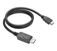 Tripp Lite Cable Adaptador DisplayPort a HDMI, DP con Cierres a HDMI (M/M), UHD 4K x 2K/1080p, 3 pies (P582-003-V2)