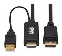 Tripp Lite Cable Adaptador HDMI a DisplayPort Active 4K USB Power M/M 1M (P567-01M)