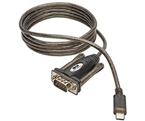 Tripp Lite Cable Adaptador USB 2.0 USB-C a DB-9 USB-C a RS-232 (M/M), 1,52 m (U209-005-C)