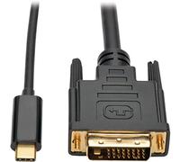 Tripp Lite Cable convertidor Adaptador USB-C a DVI (USB-C a DVI-D Dual Link M/M), 3 pies (U444-003-D)