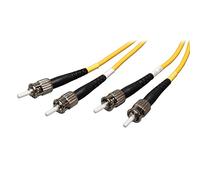 Tripp Lite Cable de conexión de Fibra dúplex monomodo 8.3/125 (ST/ST), 1 m (N352-01M)