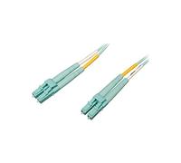 Tripp Lite Cable de conexión de Fibra dúplex multimodo 50/125 OM4 LSZH de 10 Gb/100 GB, Aqua (N820-15M-OM4)