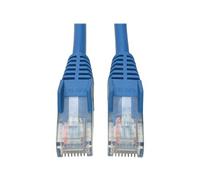 Tripp Lite Cable de conexión Moldeado sin Enganche Cat5e 350MHz (RJ45 M/M) - Azul, 0.3 m (N001-001-BL)