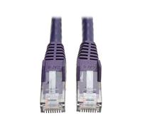Tripp Lite Cable de conexión Moldeado sin Enganche Cat6 Gigabit (RJ45 M/M) - Púrpura, 10 pies (N201-010-PU)
