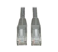 Tripp Lite Cable de conexión Moldeado sin enganches Gigabit Cat6 (RJ45 M/M) - Gris, 2 pies (N201-002-GY)