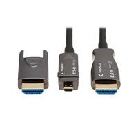 Tripp Lite Cable de Fibra HDMI de Larga Distancia 8K, Cable óptico Activo (AOC) HDMI, 10 Metros, 8K a 60Hz, Conector Desmontable para Micro HDMI, HDMI 2.1, garantía de 3 años (P568FM-10M-8K6)