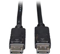 Tripp Lite Cable DisplayPort con Broches (M/M) 6.1 m [20 pies] - Cables displayport (6,1 m, DisplayPort, DisplayPort, Negro, 10,8 Gbit/s, Macho/Macho)