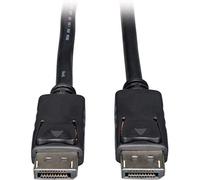Tripp Lite Cable DisplayPort de 30 pies con pestillos (M/M), DP a DP, 1080p, soporta DisplayPort v1.2, HDCP, 9.14 Metros, Negro, Uso en Interiores, Compatible con computadora Personal y Cine en casa