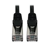 Tripp Lite Cable Ethernet Cat6a 10G, Cable de conexión de Red STP Delgado Moldeado sin enganches (RJ45 M/M), Negro, 4,5 Metros