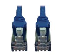 Tripp Lite Cable Ethernet Cat6a 10G, Cable de conexión de Red STP Delgado Moldeado sin enganches (RJ45 M/M), Azul, 3 pies / 0.9 Metros, garantía del Fabricante (N262-S03-BL)